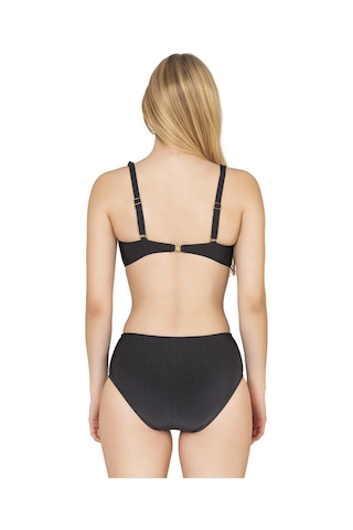 Endeep Kadın Toparlayıcı Aksesuarlı Siyah Bikini Takımı Siyah
