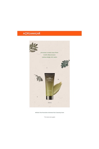 Missha Time Revolution Artemisia Pack Foam Cleanser Kızarıklık Karşıtı Temizleme Köpüğü 150 ML