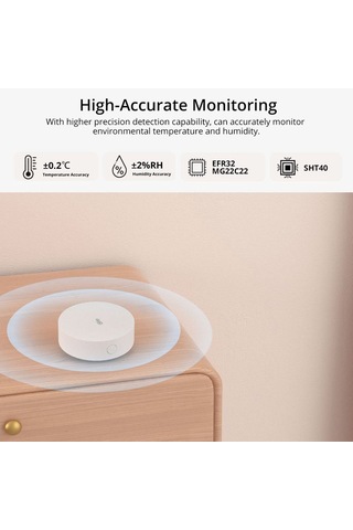 Sonoff Akıllı Ev Kablosuz Sıcaklık ve Nem Sensörü Dedektörü