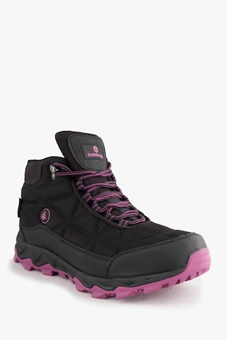 Hammer Jack Su Geçirmez Vectör Siyah Pembe Kadın Outdoor Bot-Siyah