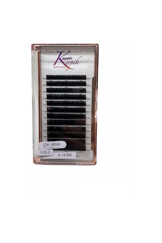 Kaşmir Kirpik Çek Bırak D Kıvrım 0.05 MM Mix Boy Kirpik