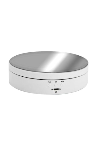 Ürün Çekimi ve Vitrin için 360° Dönen Aynalı Sunum Standı 4 KG