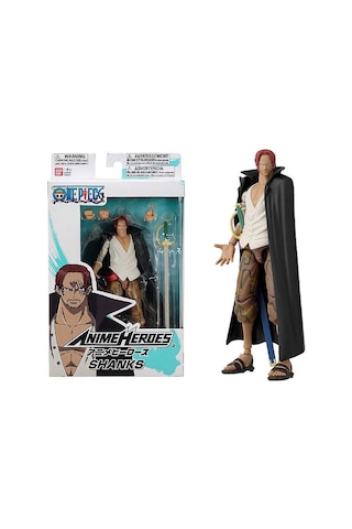 Bandai 16 Cm Shanks Poz Verilebilir Figür - Anime Heroes One Piece Serisi 36935