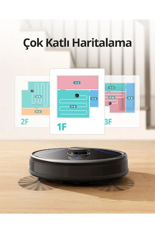 Anker Eufy Clean L35 T2194 Hybrid Islak Kuru Robot Süpürge Siyah