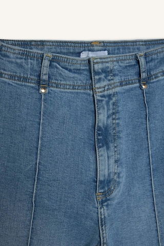 Defacto Culotte Yüksek Bel Uzun Jean Yıkamalı Pantolon F5537ax26spnm85 İndigo-nm85