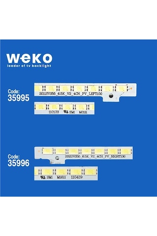Samsung Uyumlu Ue55d6000 55'' İnç 2 Adet Tv Led Bar Tvnizin İçindeki Led Barla Aynısı Olduğunu Görmeden Almayınız. Led Bar Ürünlerinde Paket Açıldığında İade Kabul Edilmemektedir.