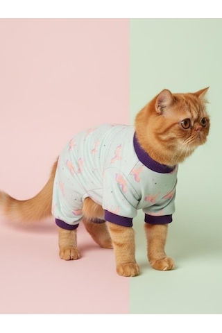 Bella Pony Pamuklu Kedi Tulum Pijama