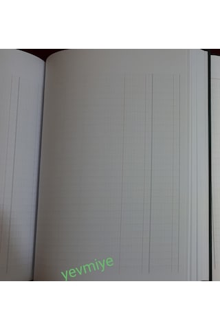 Ticari Defter Yevmiye Defteri 25 X 35 Cm 100 Yaprak 90 Gr Kağıt