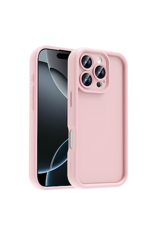 Ardemix İphone Uyumlu 16 Pro Max Kılıf Kamera Korumalı Ananas Kapak - Mürdüm Mürdüm