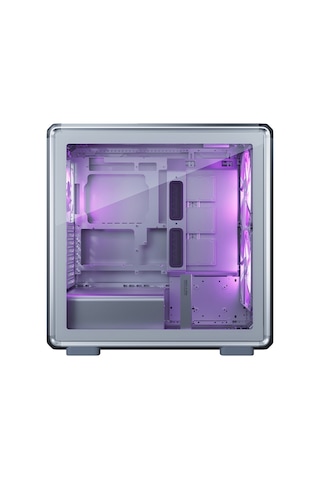 Cooler Master Masterframe 600 Mesh Argb 200mm Tempered Glass Usb 3.2 Silver E-atx Mid Tower Kasa