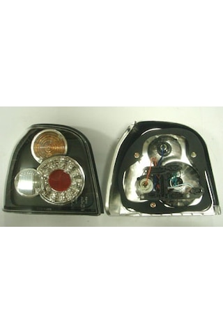 Volkswagen Golf 3 92/98 Modifiye Stop Lambası Sağ/sol Set 2 Parça Ledli Siyah Tyc - Diğer Oto Elektrik