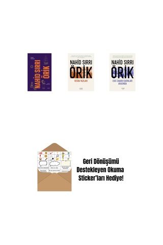 Nahid Sırrı Örik - Toplu Öyküler Ciltli + Resim Yazıları + Eski Zaman Kadınları Arasında + Okuma Sticker'ları