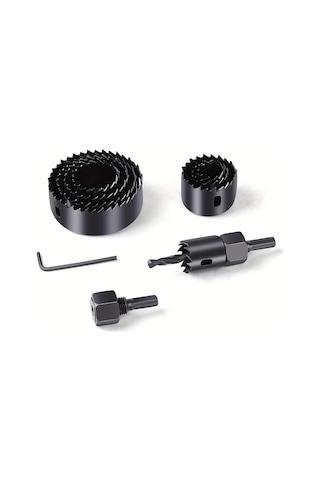 Dmax Dmx-4125 Buat Açma Panç Seti 19-22-29-32-38-44-51-64mm 11in1 Pls Metal Ahşap Alçıpan Pvc diğer