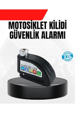 Alarm Disk Fren Kilidi Paslanmaz Çelik Motosiklet Scooter Bisiklet