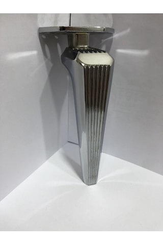 Tokyo Metal Ayak 16cm Krom Komidin Koltuk Puf Komidin Dolap Modern Tv Ünite Mobilya Ayağı Gümüş Krom