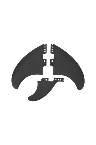 Ximistore9 Sup Ve Sörf Tahtası İçin 3'lü Pvc Kanat Seti - Sağ Orta Sol Konfigürasyon, Dayanıklı Ve Stabil Sürüş