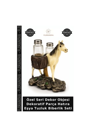 Özel Seri Dekor Objesi Dekoratif Parça Hatıra Eşya Tuzluk Biberlik Seti Çok Renkli