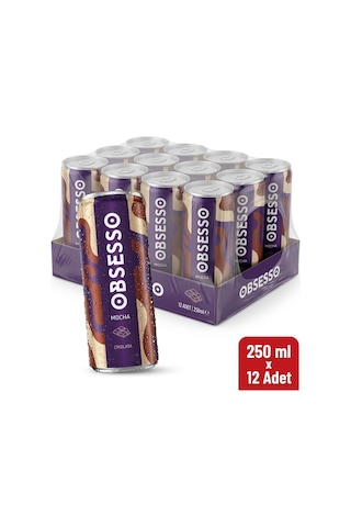 Obsesso Mocha Soğuk Kahve 250 Ml X 12 Adet Hazır