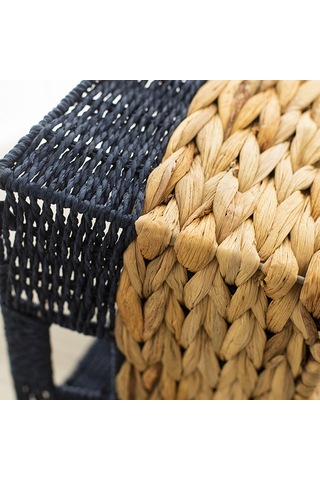 Rattan Dokuma Sepet Depolama Kutusu Dekoratif El Dokuma Sepetler Kiler Rafları İçin Depolama İçin Organizatör Çok Renkli