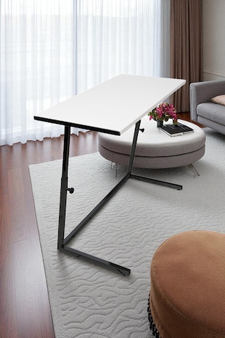 Yükseklik Ayarlı Zigon Laptop Sehpası Geniş Çalışma Yemek Masası