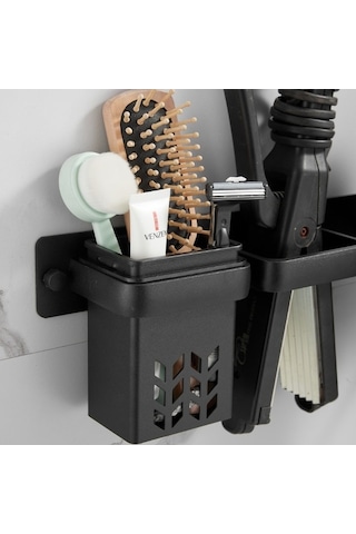 Wondernest Saç Kurutma Ve Düzleştirici Makinesi, Lichen Banyo Tutucusu Siyah