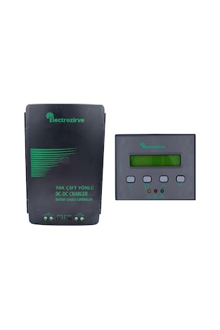 Çift Yönlü Dc-dc 30a Akü Şarj Kontrol Cihazı + Ekran Takviye Modlu