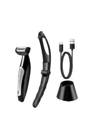 Didadodo Erkekler İçin Şarjlı Tüm Vücut Tıraş Makinesi - Katlanabilir, Siyah Siyah