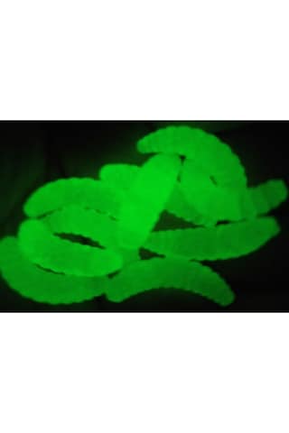 Yapay Sahte Gerçek Görünümlü Glow Kurtçuk Sahte Balık Solucan 10 Adet