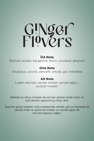 Carpex Ginger Flowers 200 Ml. Classic Seri A1 Makine Koku Kartuşu Ginger Flowers