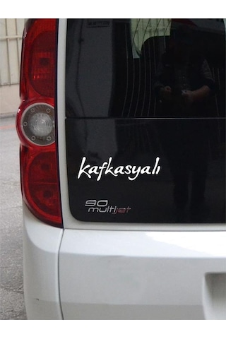 Kafkasyalı Folyo Kesim Etiket Beyaz (22.5x6.5 cm)