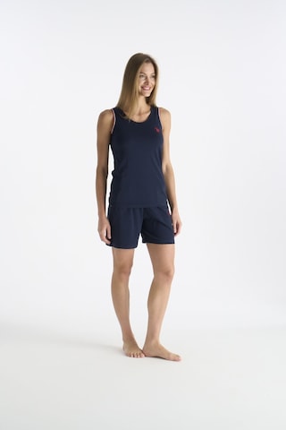 U.S. Polo Assn. U.s Polo Assn. 20205 Kadın Kalın Askılı Şortlu Pijama Takımı-lacivert