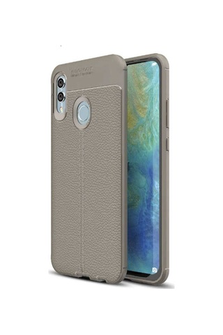 Huawei P Smart 2019 Kilif Deri Tarzi Niss Silikon Case 357682755