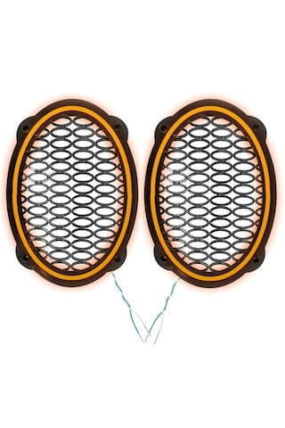 Hoparlör 2 Adet Ledli Oval Kapak