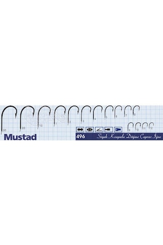 Mustad Olta Iğnesi 496 50Li Standart No:3