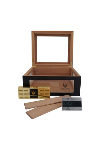 Germanus Siyah Karbon Humidor 981208