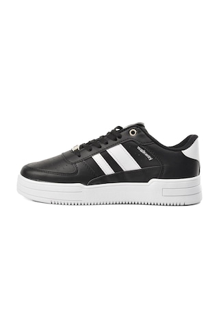 Walkway Sandy Siyah-Beyaz Tek Renk Sneaker Beyaz - Siyah