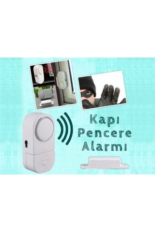 Kolay Montajlı Hırsızlığa Karşı 90 Db Kapı Pencere Alarmı 2 Adet