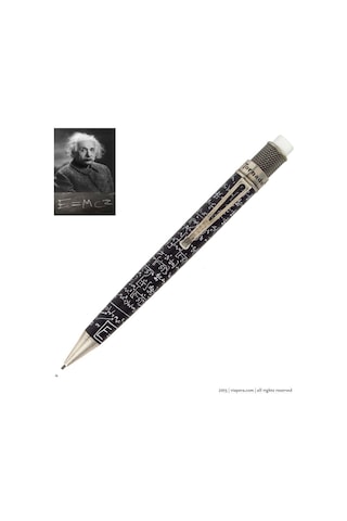 Retro 51 Tornado Albert Einstein Mekanik Uçlu Kalem Çok Renkli