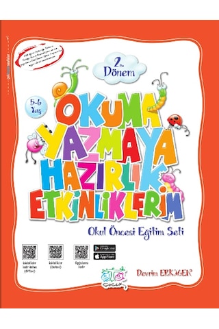 Okul Öncesi Okuma Yazmaya Hazırlık Etkinliklerim Seti 2 Kitap