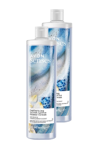 Avon Senses Yulaf Sütü Ve Peygamber Çiçeği Duş Kremi 2 x 500 ML
