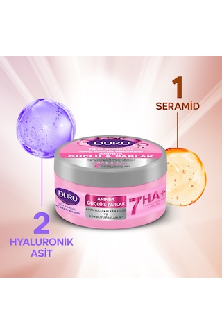 Nem Bombası 7 Li Hyaluronik Asit Kompleksi Yoğun Nemlendirici Saç Maskesi Güçlü Parlak 200 Ml