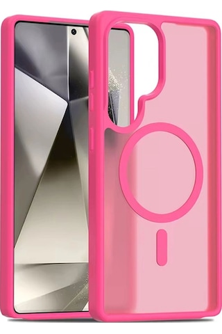 Joko Samsung Galaxy Uyumlu S25 Ultra Jota Magsafe Kapak - Rose