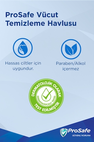Prosafe Vücut Temizleme Havlusu 48'li X12 12'li Set
