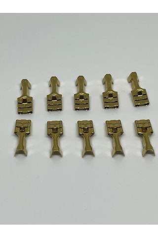 10 Adet 6,3 Mm Dişi Fiş Tırnaklı Terminal Kablo Ucu Sf1d