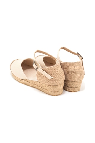 Star Tombis Gerçek Elişi Hasır Jüt Bantlı Günlük Kız Çocuk Espadril Handmade Açık Bej