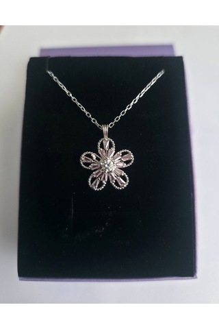 925 Ayar Kadın Gümüş Kolye 2 Gümüş