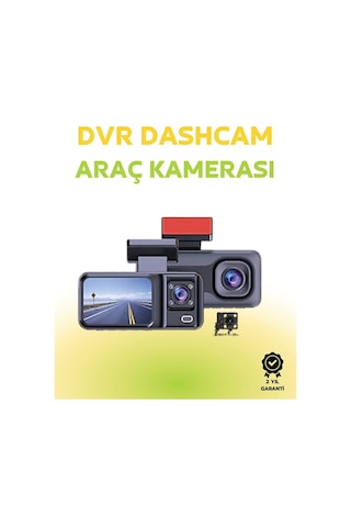 1080p Ön, 720p Arka Ve İç Kamera İle %100 Kapsama - Gece Görüşlü Araç Kamerası