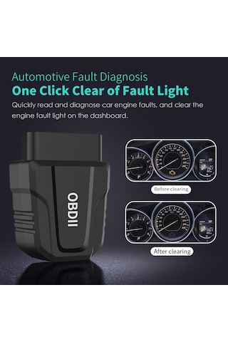 Springsun Bt 5.4 Kablosuz Obd Iı Araç Tanı Aracı - Motor Kontrolü Ve Performans Testi İçin İos/android Uyumlu 108 Karakter