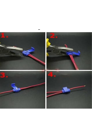 Kablo Birleştirici Klemens Quick Splice Konnektör Kolay Kablo Ek