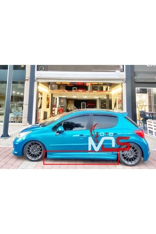 Peugeot 207 R Marşpiyel Sağ Sol Takım Fiberglass Boyasız
